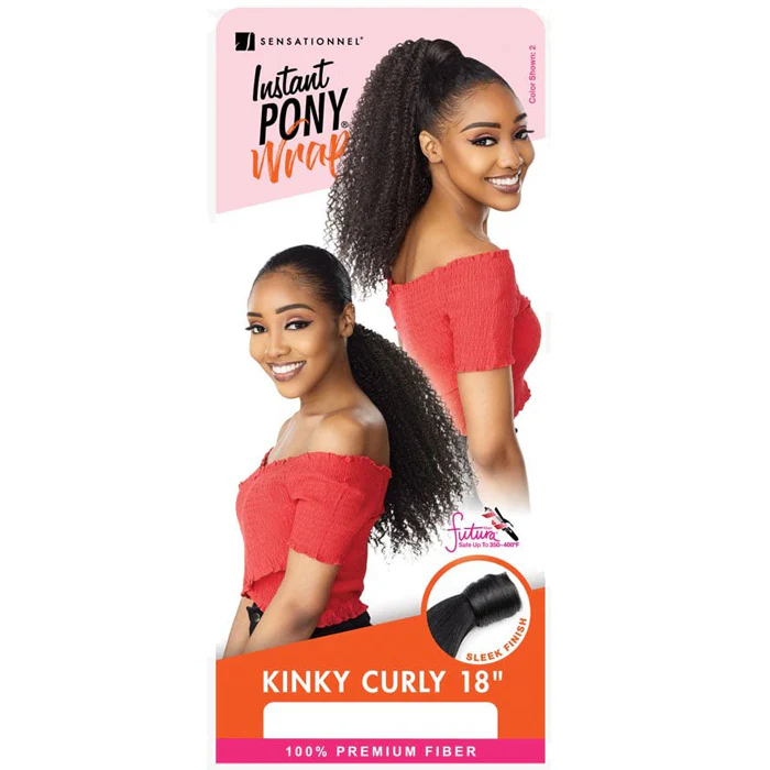 Sensationnel Instant Pony Wrap - KINKY CURLY 18" - Image 5