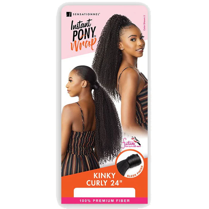 Sensationnel Instant Pony Wrap - KINKY CURLY 24" - Image 6