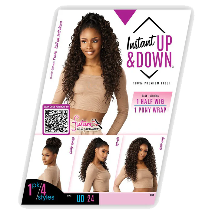 Sensationnel Instant Up & Down Half Wig Pony Wrap - UD 24 - Image 5