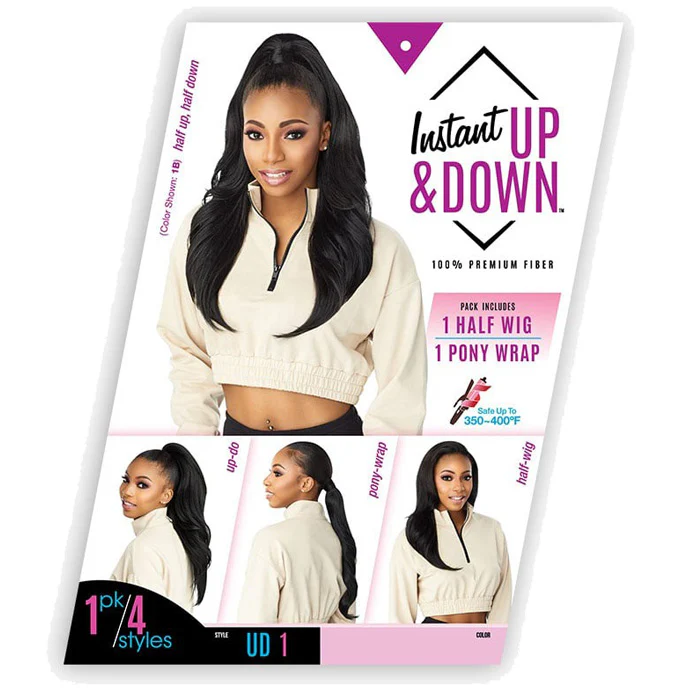 Sensationnel Instant Up & Down Pony Wrap Half Wig - UD 1 - Image 7