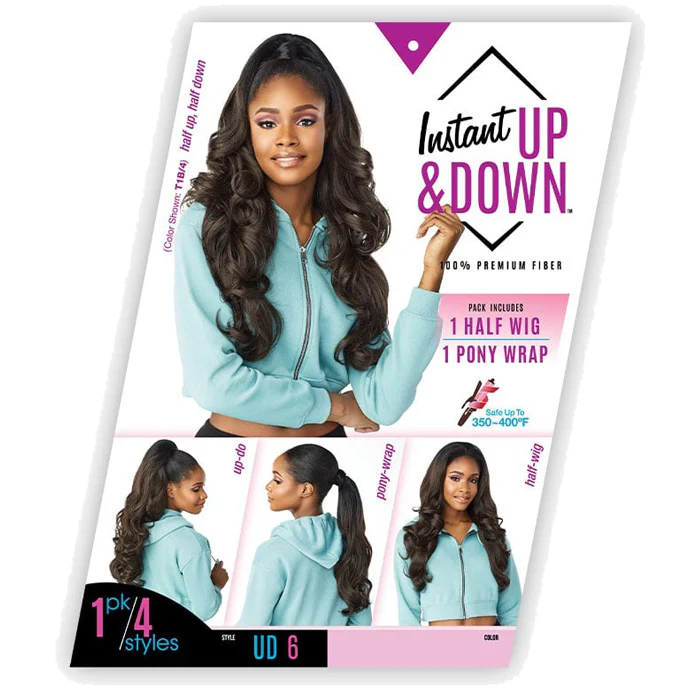 Sensationnel Instant Up & Down Pony Wrap Half Wig - UD 6 - Image 5