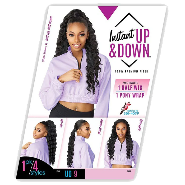 Sensationnel Instant Up & Down Pony Wrap Half Wig - UD 9 - Image 5