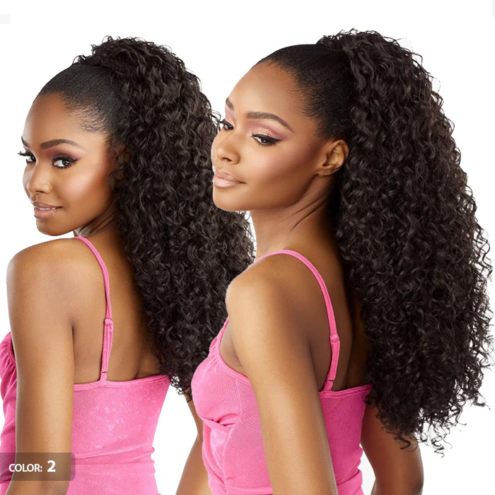 Sensationnel Instant Weave Drawstring Ponytail and Half Wig - IWD 15 - Image 3