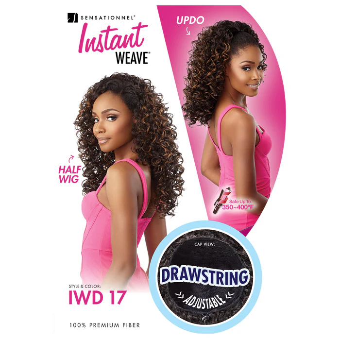 Sensationnel Instant Weave Half Wig Updo Drawstring Cap - IWD 17 - Image 5