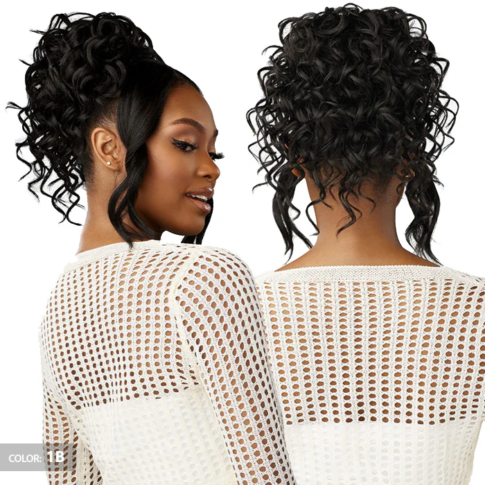 Sensationnel Lulu Bun HD Lace Parting Bang - UPDO UNIT 1 - Image 3
