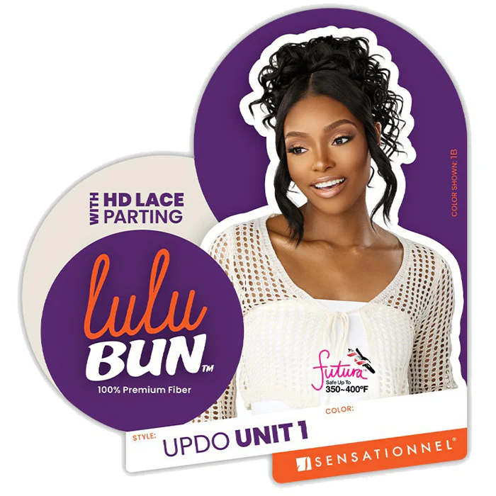 Sensationnel Lulu Bun HD Lace Parting Bang - UPDO UNIT 1 - Image 4