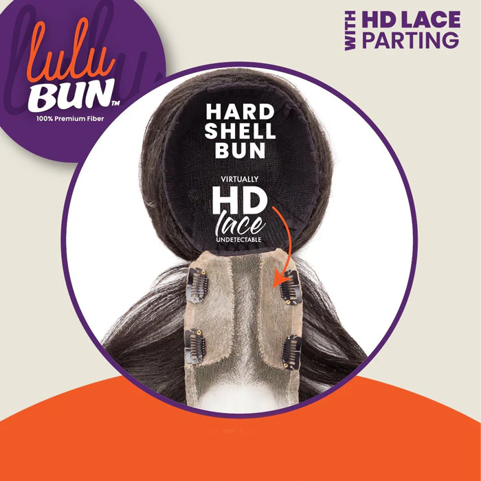 Sensationnel Lulu Bun HD Lace Parting Bang - UPDO UNIT 3 - Image 5