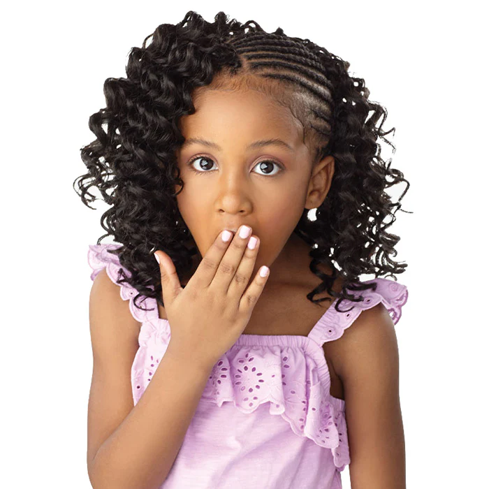 Sensationnel Lulu Mini Kids 2X Crochet Braid - DEEP WAVE 10 - Image 2