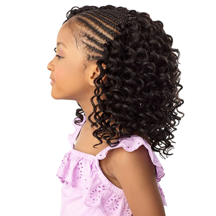 Sensationnel Lulu Mini Kids 2X Crochet Braid - DEEP WAVE 10 - Image 5