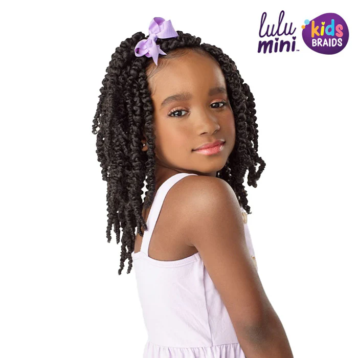 Sensationnel Lulu Mini Kids Pre-Looped Crochet Braid - CANDY TWIST 8" 2X - Image 2