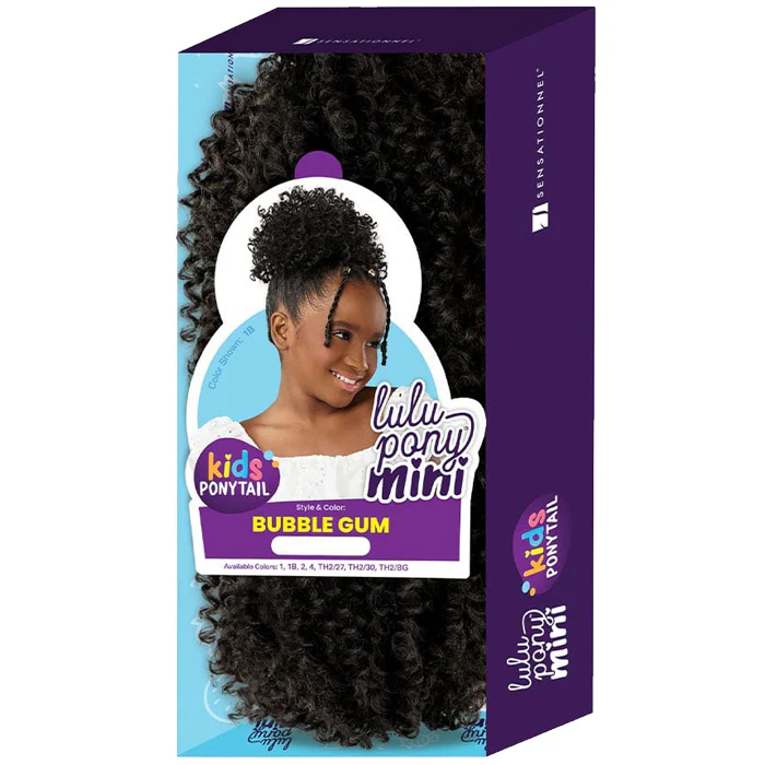 Sensationnel Lulu Pony Mini Kids Ponytail - BUBBLE GUM - Image 6