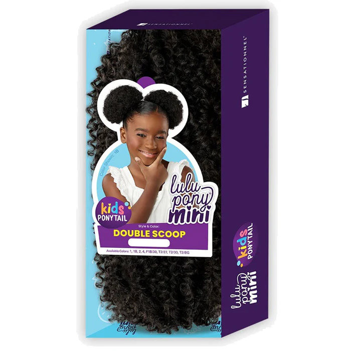 Sensationnel Lulu Pony Mini Kids Ponytail - DOUBLE SCOOP - Image 6