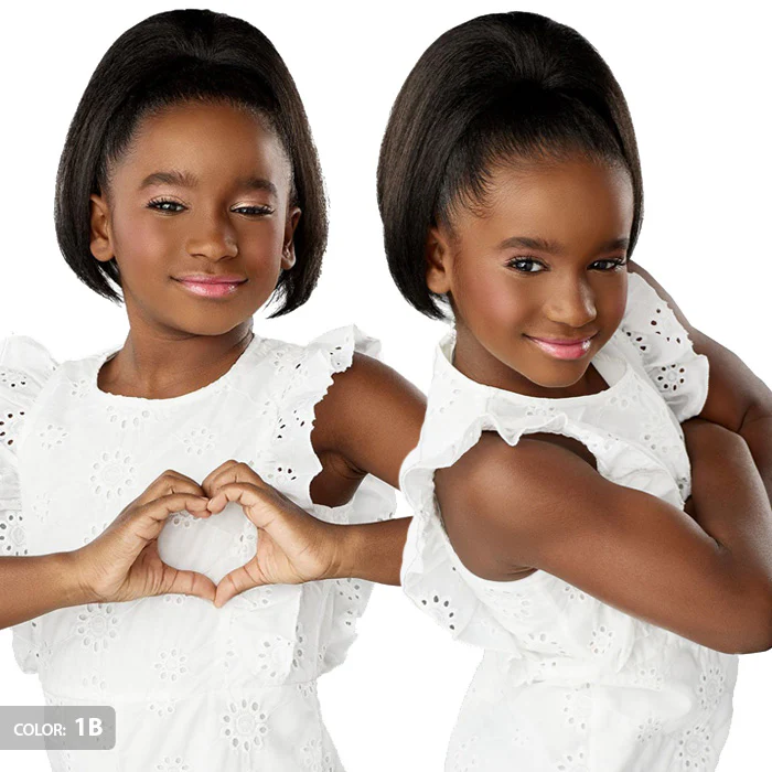 Sensationnel Lulu Pony Mini Kids Ponytail - MARSHMALLOW - Image 3