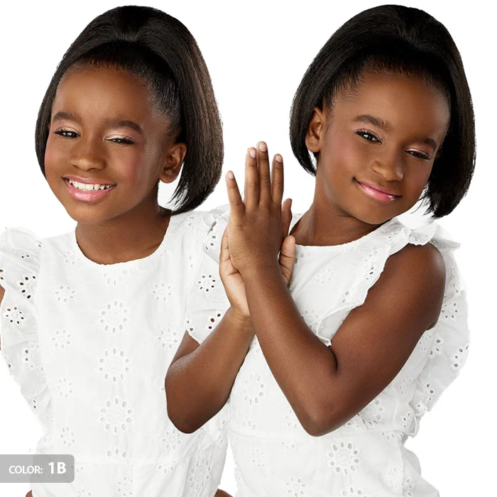 Sensationnel Lulu Pony Mini Kids Ponytail - MARSHMALLOW - Image 4