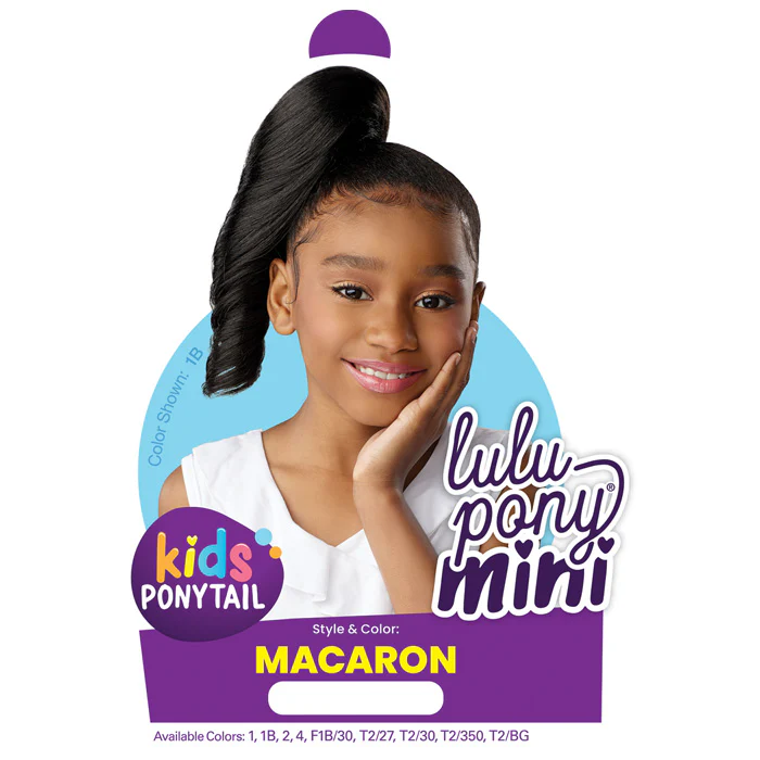 Sensationnel Lulu Pony Mini Kids Ponytail - MACARON - Image 5