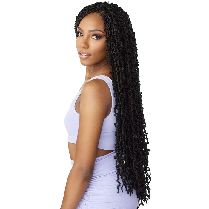 Sensationnel Lulutress 3X Pre-Looped Crochet Braid - TWISTED DISTRESSED LOCS 26" - Image 3