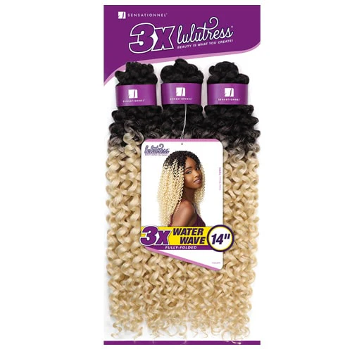 Sensationnel Lulutress Fully-Folded Crochet Braids - 3X WATER WAVE 14" - Image 5