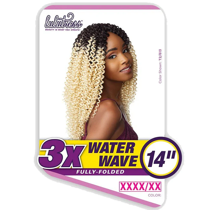 Sensationnel Lulutress Fully-Folded Crochet Braids - 3X WATER WAVE 14" - Image 6