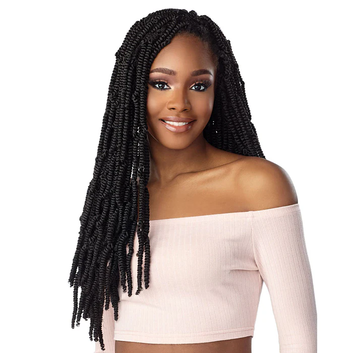 Sensationnel Lulutress Fully-Folded Pre-Stretched Crochet Braid - 3X AFRO TWIST 24"