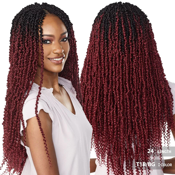 Sensationnel Lulutress Pre-Looped Crochet Braid - 2X SKINNY PASSION TWIST 18"/24" - Image 3