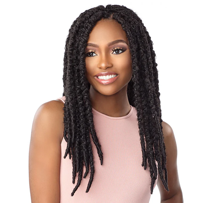 Sensationnel Lulutress Pre-Looped Crochet Braid - 2X WATER WAVE LOCS 18" - Image 2