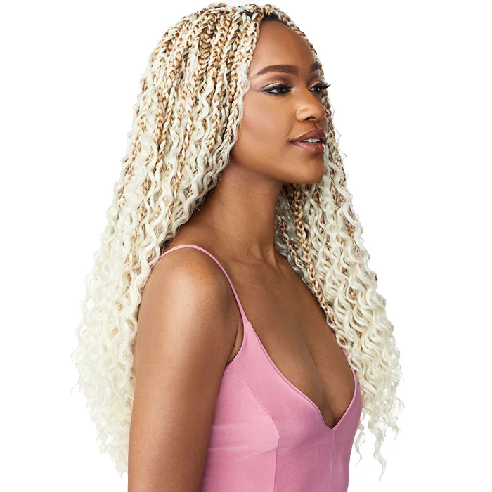 Sensationnel Lulutress Pre-Looped Crochet Braid - 3X BOHEMIAN BOX BRAID 20" - Image 2