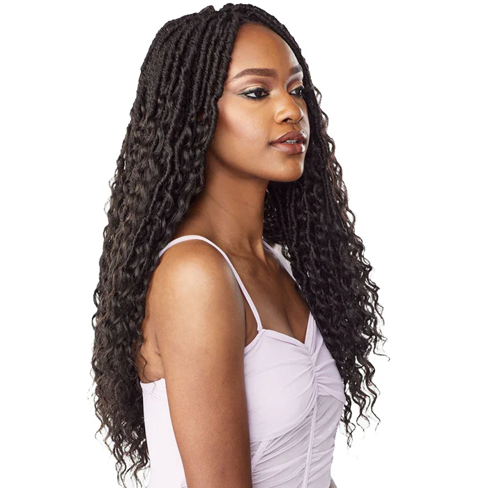 Sensationnel Lulutress Pre-Looped Crochet Braid - 3X BOHEMIAN LOCS 20" - Image 2