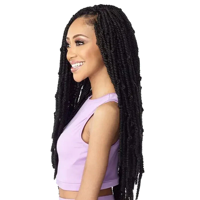 Sensationnel Lulutress Pre-Looped Crochet Braid - 3X BOMB TWIST 18" - Image 2