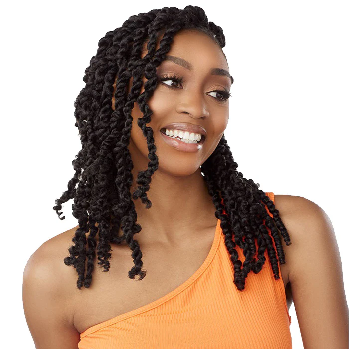 Sensationnel Lulutress Pre-Looped Crochet Braid - 3X FLUFFY PASSION TWIST 14" - Image 3