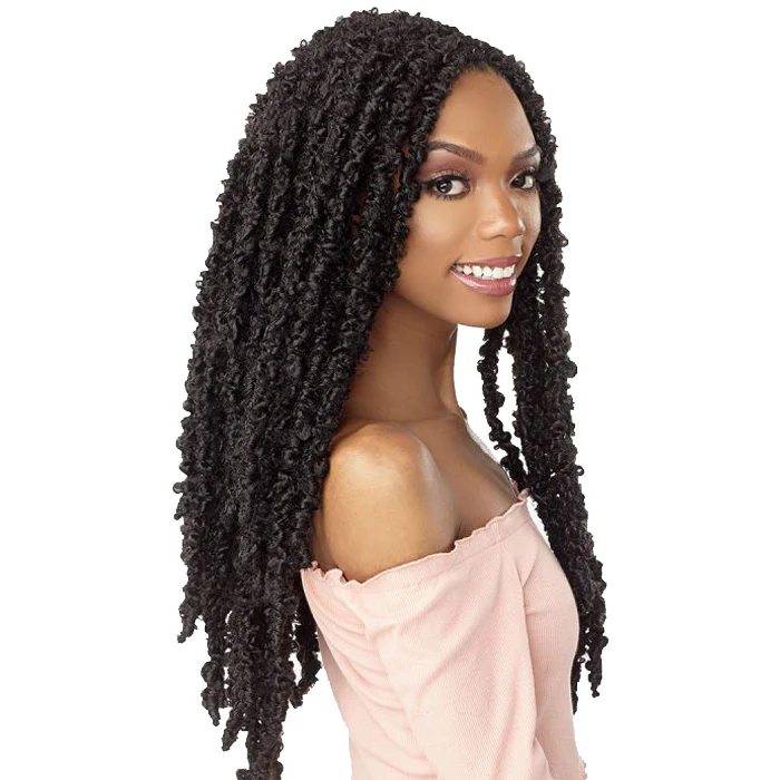 Sensationnel Lulutress Pre-Looped Crochet Braid - BUTTERFLY LOCS II 18" 2X - Image 3