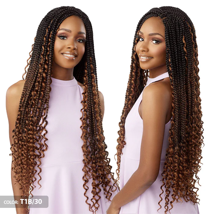 Sensationnel Lulutress Pre-Looped Crochet Braids - BOHO BOX BRAID LARGE 28"3X - Image 2