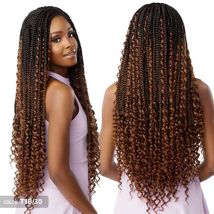 Sensationnel Lulutress Pre-Looped Crochet Braids - BOHO BOX BRAID LARGE 28"3X - Image 3