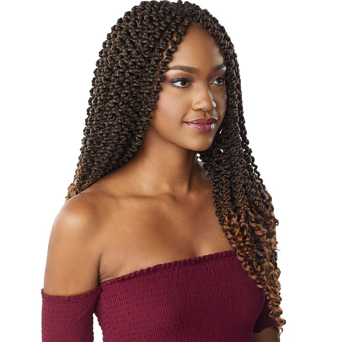 Sensationnel Lulutress Pre-Looped Pre-Stretched Crochet Braids - 3X 3D PASSION TWIST 18" - Image 3