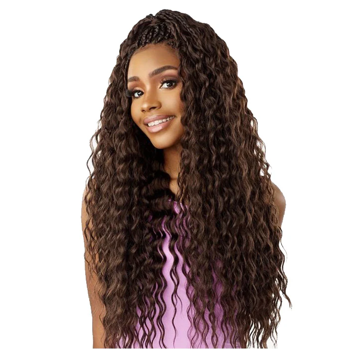 Sensationnel Lulutress 3 Bundles Crochet Braid - 3X FRENCH WAVE 24" - Image 4