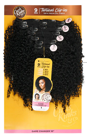 Sensationnel Premium Fiber Curls Kinks & Co Textured Clip-In Weave - GAME CHANGER 10" - Image 5