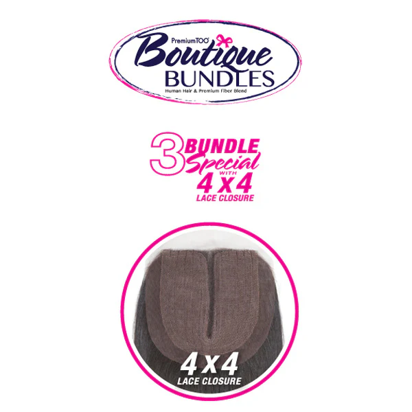 Sensationnel Premium Too Boutique Bundles Weave and Closure - BOUTIQUE KINKY CURLY 18-22 Inch (1 Pack Complete) - Image 5