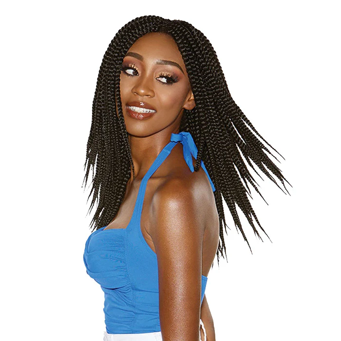 Sensationnel Ruwa Crochet Pre-Looped Braids - 3X BOX BRAID 14/18"