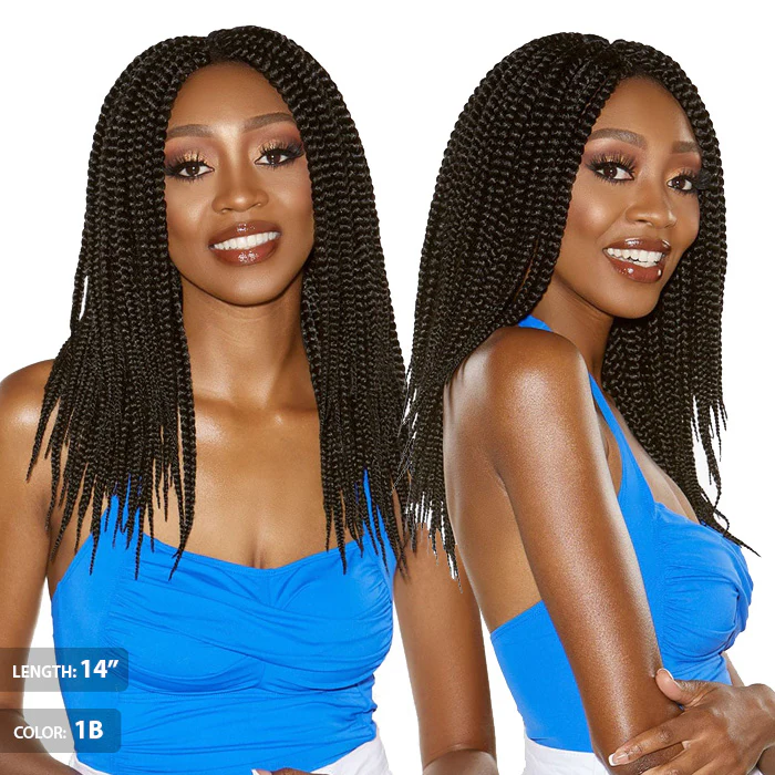 Sensationnel Ruwa Crochet Pre-Looped Braids - 3X BOX BRAID 14/18" - Image 4