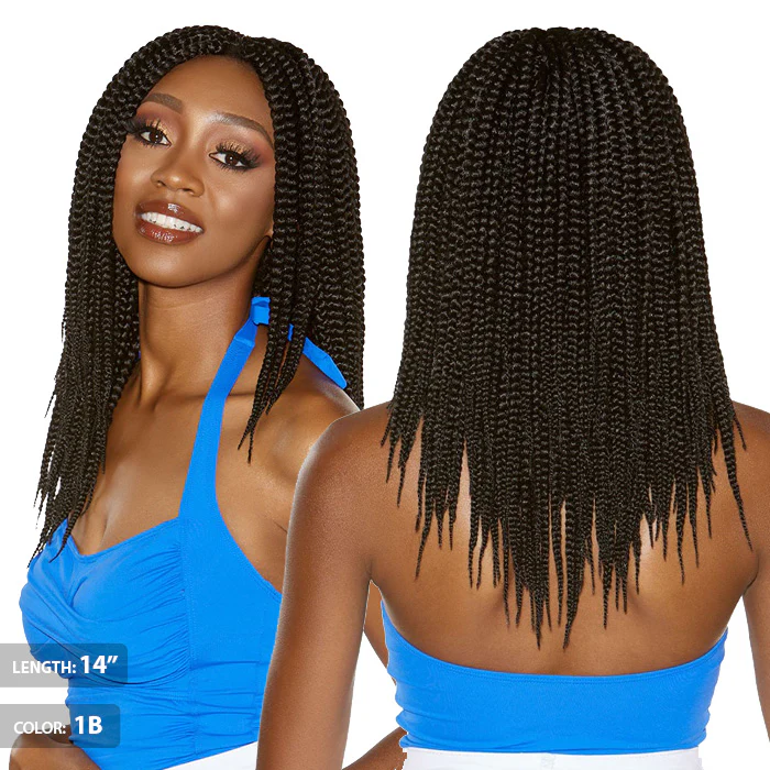 Sensationnel Ruwa Crochet Pre-Looped Braids - 3X BOX BRAID 14/18" - Image 5