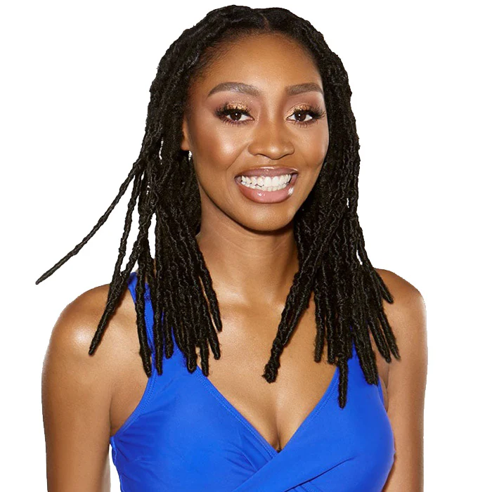 Sensationnel Ruwa Kanekalon Crochet Braids - LOC EXTENSIONS (8"/10"/12") - 100% Aquatex - Image 4