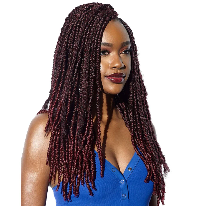 Sensationnel Ruwa Pre-Stretched Crochet Braids - 2X JAMAICAN TWIST 18" - Image 3
