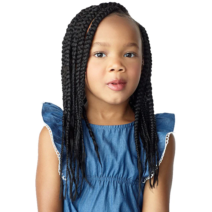 Sensationnel Ruwa Pre-Stretched Crochet Braids - KIDS BRAID 12" - Image 3