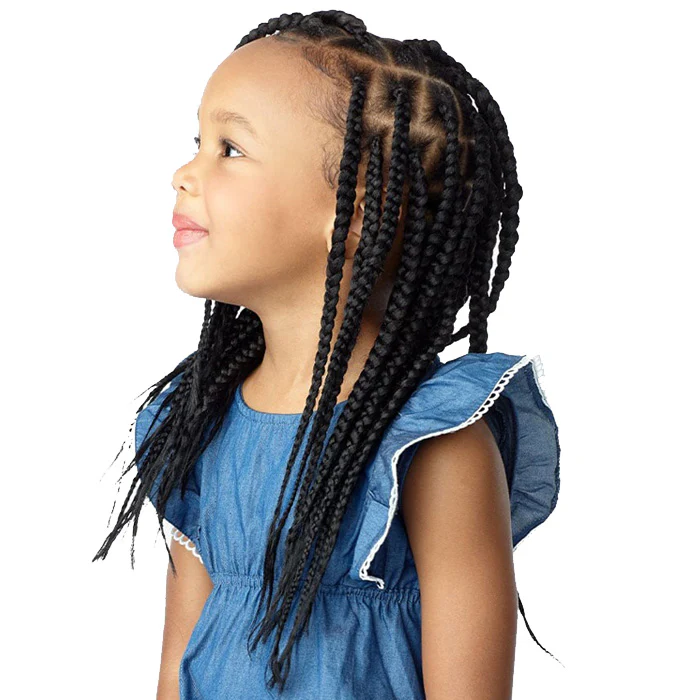 Sensationnel Ruwa Pre-Stretched Crochet Braids - KIDS BRAID 12" - Image 5