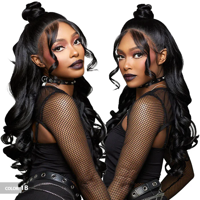Sensationnel Shear Muse Hex Doll Glueless 13x4 HD Lace Frontal Wig - ELVIRA - Image 4