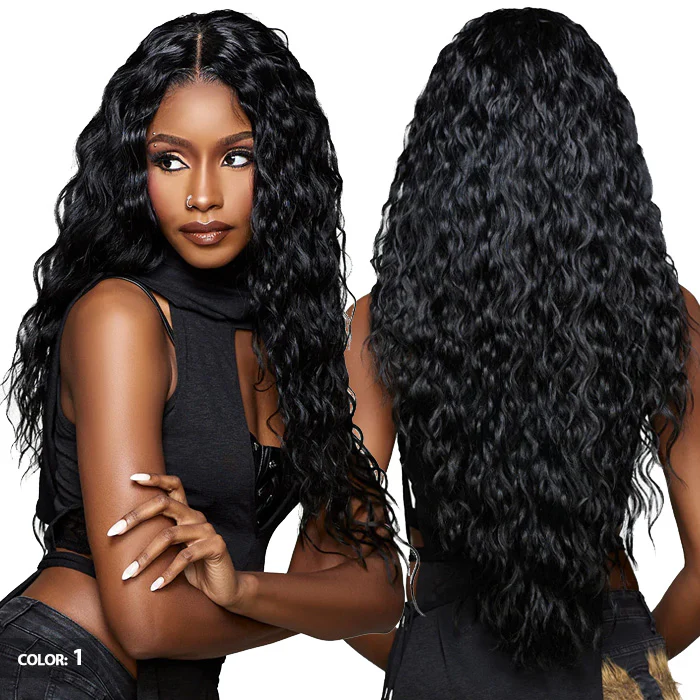 Sensationnel Shear Muse Hex Doll Glueless 13x4 HD Lace Frontal Wig - MORTICIA - Image 3