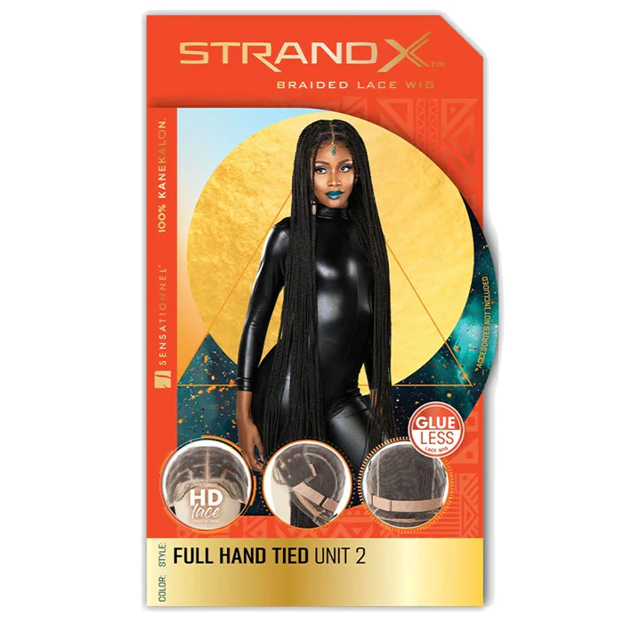 Sensationnel Strand X Glueless HD Full Lace Hand-Tied Braided Wig - UNIT 2 - Image 4