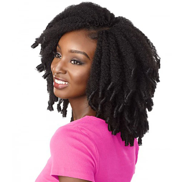 Sensationnel Synthetic Lulutress Crochet Braid - 3X KINKY ROD CURL 9 Inch - Image 3