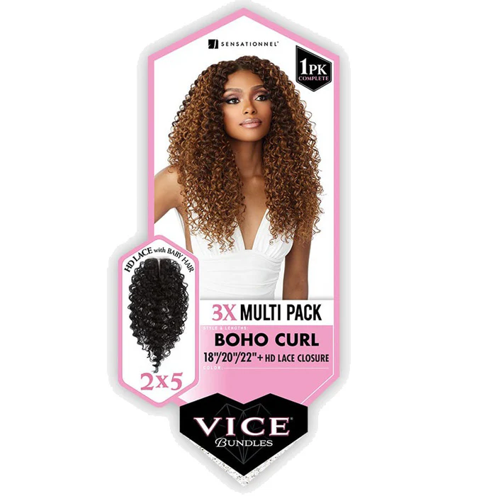 Sensationnel Vice Bundles 3X Multi Weave - BOHO CURL - Image 11