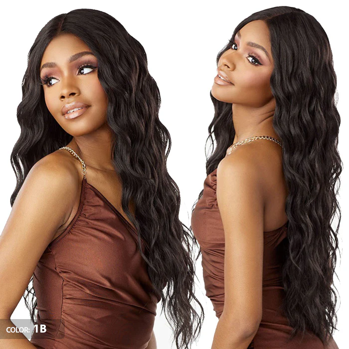 Sensationnel What Lace Glueless Human Hair Blend 13X6 HD Lace Front Wig - GIANA 28" - Image 2