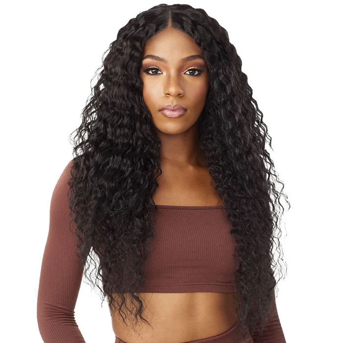 Sensationnel What Lace Human Hair Blend 13x6 HD Lace Front Wig - EZRA 28" - Image 3